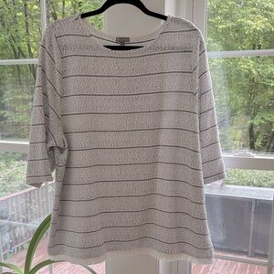 📌Talbots 3X Striped Top